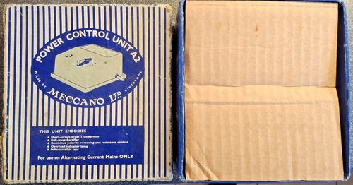 Meccano Type A2 Power Control Unit Original Box Untested Spares/Repairs Parts — image 3