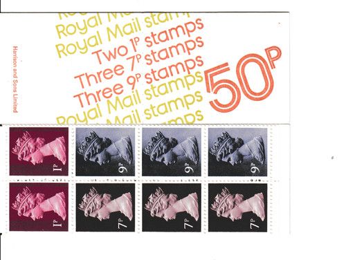 GB 10p & 50p Folded Booklets 1977-1984  FB1A-FB30  Single Booklets PART ONE
