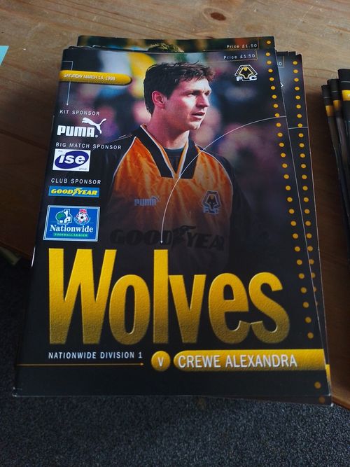 25 X 1997/1998 WOLVES PROGRAMMES WOLVERHAMPTON WANDERERS league & Cup Homes  — image 7