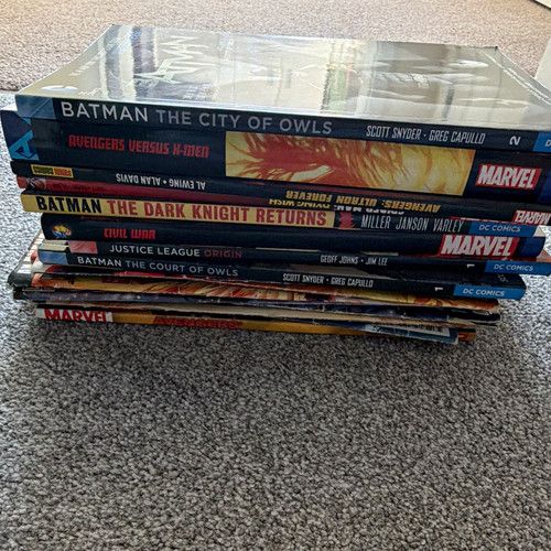 Mixed Comic Book Lot DC & Marvel Batman Spider-Man Avengers Justice League Set