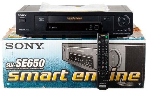 Sony SLV-SE650 VHS VCR / 6-Head Hi-Fi Stereo / Serviced 1 Year Warranty
