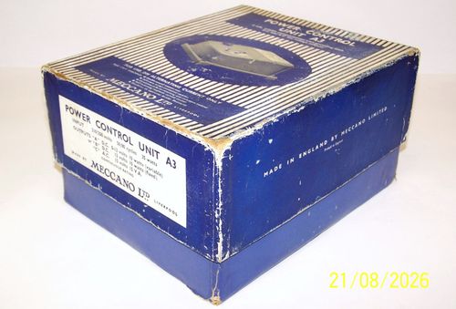 VERY GOOD 1955 MECCANO A3 POWER CONTROL UNIT BOXED FOR HORNBY DUBLO MODEL TRAINS — image 16