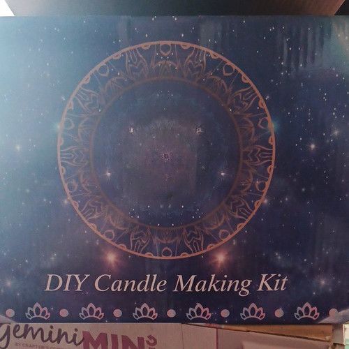 DIY Soy Wax Container Candle Making Kit w/ Pouring Jug, Wicks, Lidded Tins Book