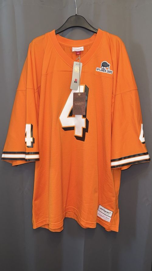 Lando Norris 4 McLaren Mitchell & Ness NFL Jersey Orange 4XL Oversized Formula 1 — image 1