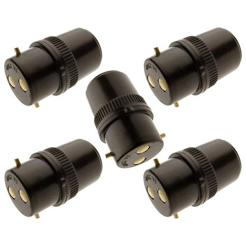 B22 Bayonet Light Adaptor Plug BC Bulb Holder Connector Lamp Socket Extension