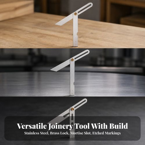 Adjustable Woodworking Angle Square Rust-Resistant for Joiners — image 3