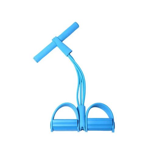 6 Tube Pedal Resistance Band Sit Up Pull Rope Yoga Fitness Exercise Equipment UK