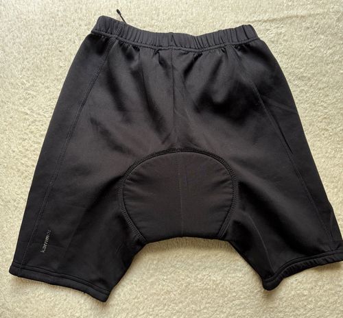 Karrimor Women’s Black Padded Cycling Shorts Elastic Waist Size S — image 3