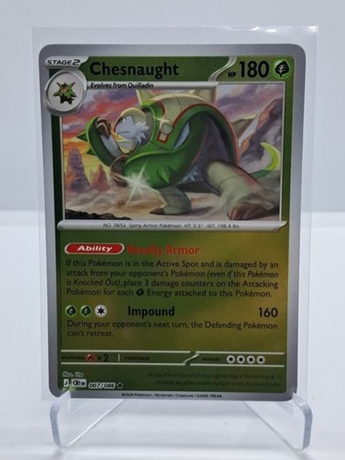 Pokemon Chaos Rising Reverse Holo 007/086