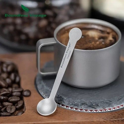 Pure Titanium Mini Spoon - Coffee, Tea, Seasoning,  Coffee Stirring Spoon, mini