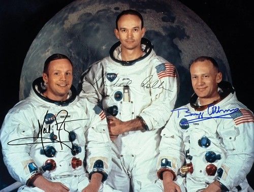 A3 A4 Framed Photo Signed Apollo 11 Neil Armstrong Buzz Aldrin Michael Collins