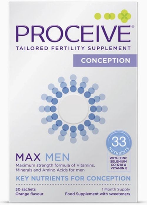 PROCEIVE® Max Men Advanced Fertility Supplement 30 Sachets - BBE: 01/2029