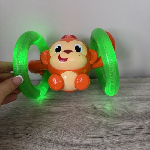 Bright Starts Roll & Glow Monkey Musical Crawling Baby Toy Lights Tested — image 6