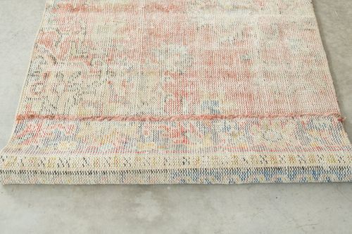 small turkish rug, hand-knotted carpet vintage rug, oushak area rug 3 x 6 ft 300 — image 12