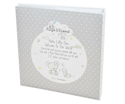 Baby First Photo Album 4x6'' 252 Photos Memo White Unisex Birthday Christening — image 2