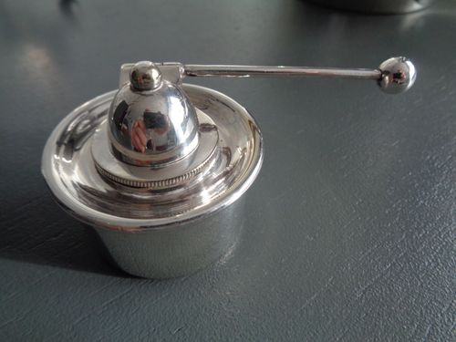 Martin, Hall & Co. Antique Silver Plated Tilting Spirit Kettle with Case — image 11