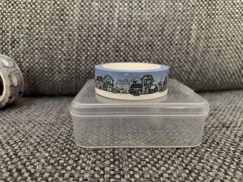 TCMC snowy neighbourhood washi tape - swatched only - TCMC advent — image 1