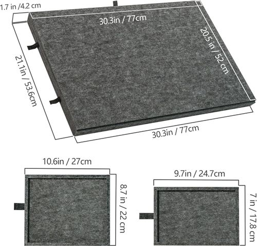 1000pcs Tilting Puzzle Board with 2-in-1 Stand & Cover Felt Mat 6 Sorting Drawer — image 5