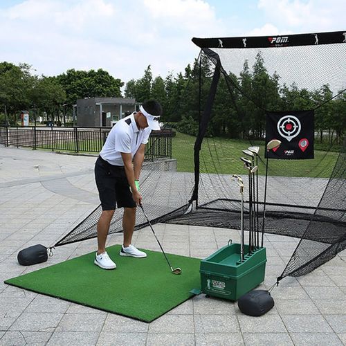 Hillman PGM Golf 1.5m Deluxe Practice Mat with Rubber Tee — image 10