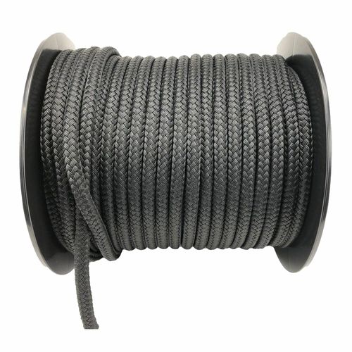 18mm Black Quality Double Braid on Braid Polyester Mooring Marine Rope — image 3