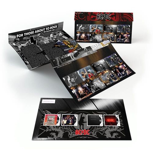 AC/DC Stamps Presentation Pack from Royal Mail  — image 1