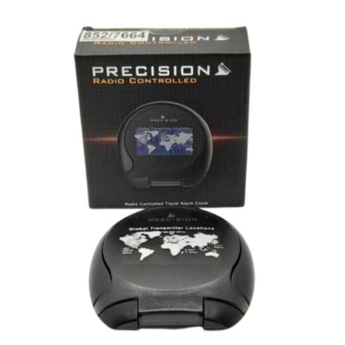 Precision Radio Controlled Bedside Alarm Clock With Big Blue Digital LCD — image 4