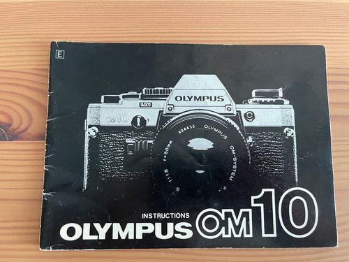Original Vintage Olympus OM10 Camera Instruction Manual Booklet