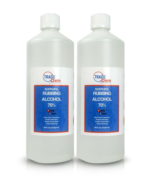 Rubbing alcohol 1L Bottle Lab Grade | Isopropyl  Isopropanol 70% ipa (BLUE) — image 7