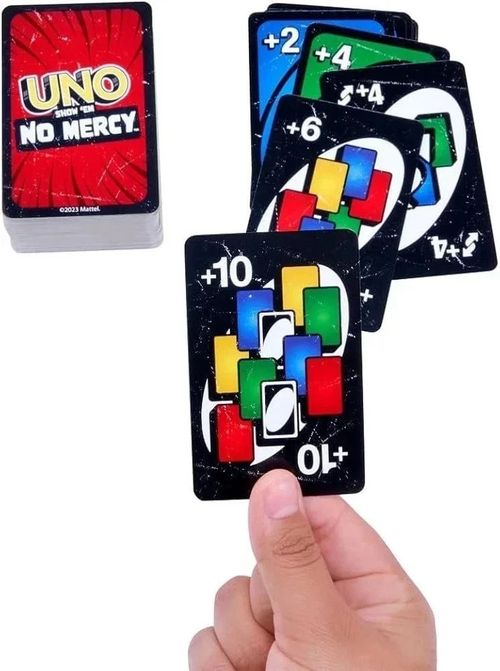 UNO SHOW EM NO MERCY CARD GAME FOR KIDS-ADULTS-FAMILY-PARTIES & TRAVEL GAME — image 2