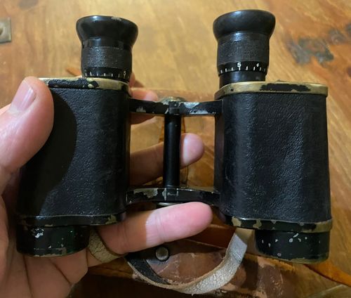 VINTAGE CARL ZEISS JENA TELACT 8X BINOCULARS — image 2