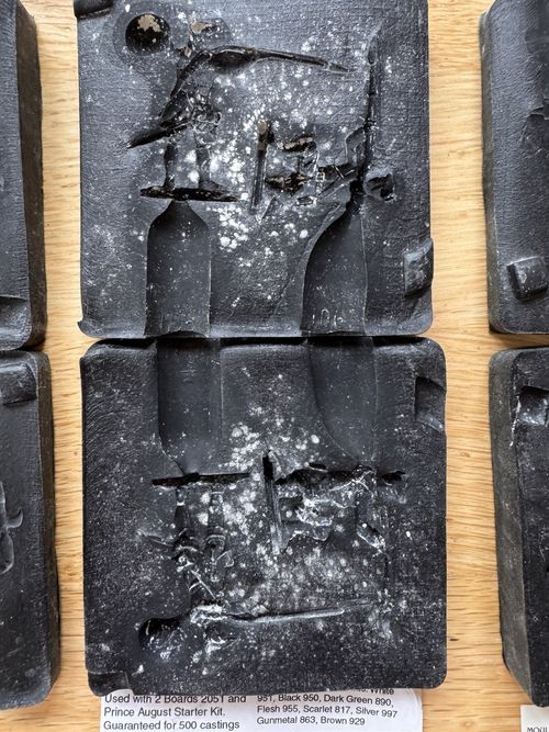 Prince August Casting Moulds with Ingots for Model Making and Model Building — image 3