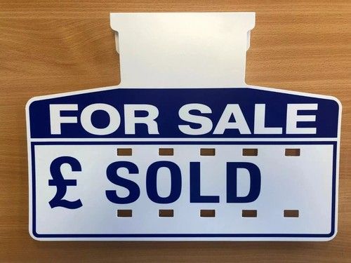 Car For Sale Sales Signs/Price Boards, PLUS Numbers Display (Blue) (10 Sun Visor