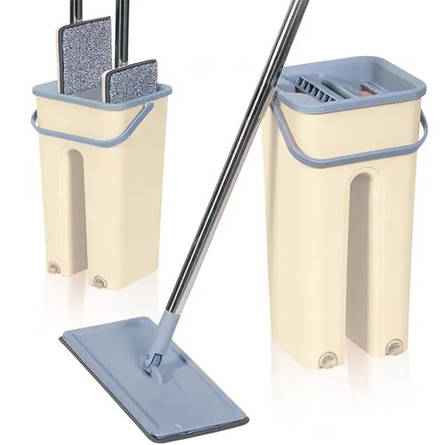 10 PacK 360° Flat Mop and Bucket Set Mop Dry Squeeze & Multi-Functional Wash — image 3