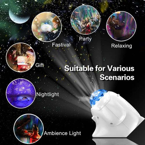 Galaxy Starry Night Light Projector Star Sky Room Lamp Thanksgiving Xmas Gift — image 2