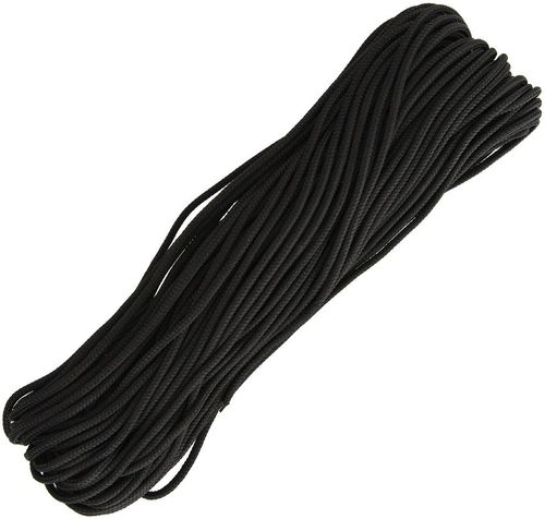Marbles 325 Paracord Black 100 ft Paracord Rope 550 Survival Cord Camping — image 1