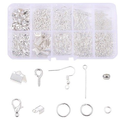 Jewellery Making Kit Findings Repair Set Tools Starter Earrings Necklace In Box
