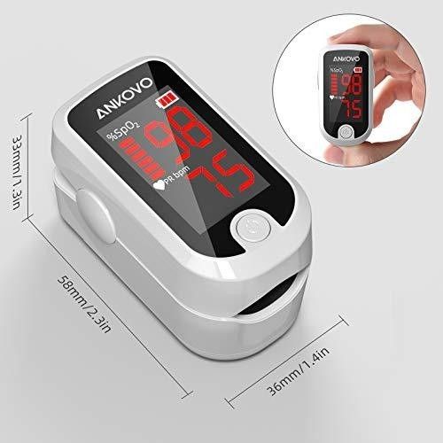 FINGERTIP PULSE OXIMETER BLOOD OXYGEN SATURATION SpO2 LEVELS HEART RATE MONITOR — image 4