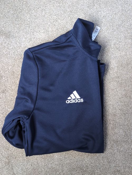 Adidas Entrada 22 Men's 1/4 Zip Navy Blue Size Medium Training Top — image 2