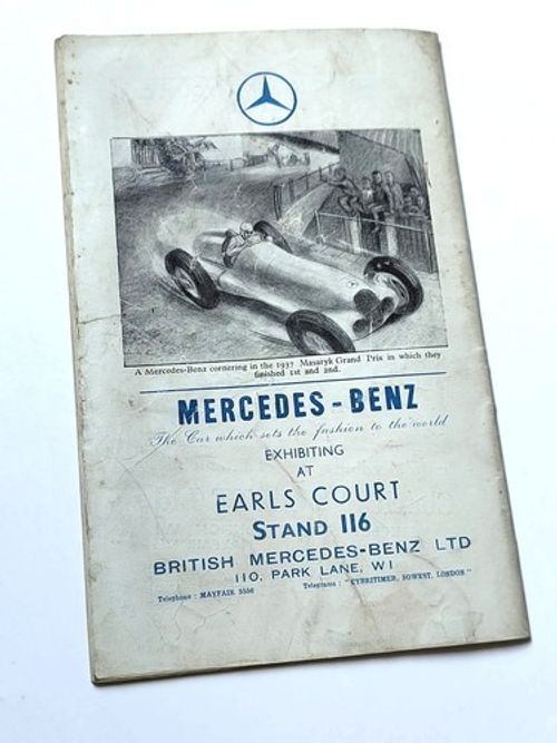 1937 First London Grand Prix Crystal Palace Silver Arrows Mercedes-Benz W125 WW2