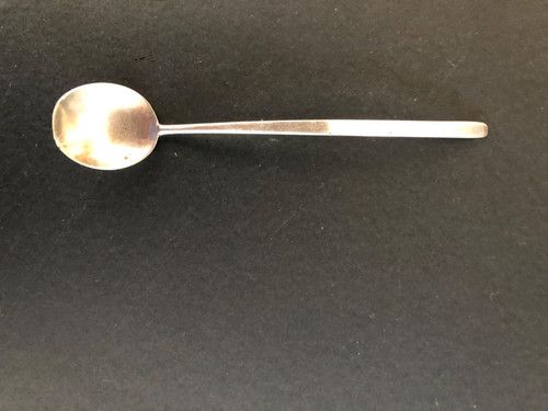 John Grinsell & Sons Arts & Craft small silver spoon hallmarked damaged