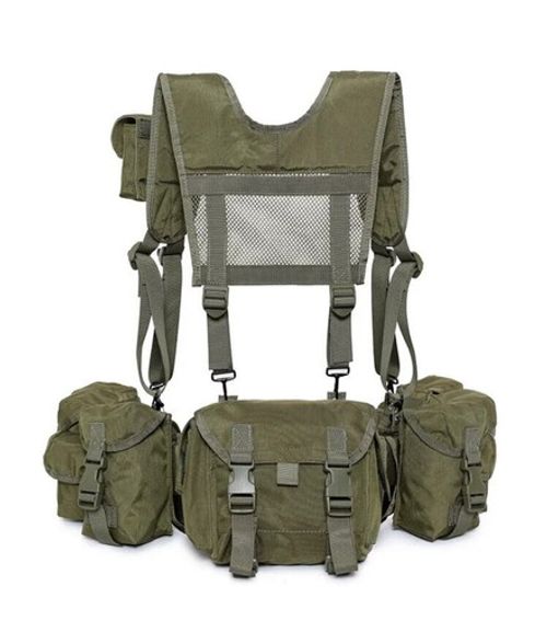 Russian Special Forces SMERSH M1 Tactical Vest Black Chest Rig for SDV M4 