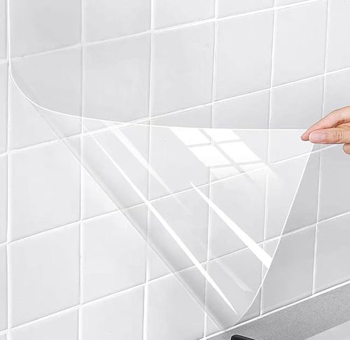 Clear Gloss Transparent Sticky Back Plastic Self Adhesive Vinyl Film Roll Sheet — image 4