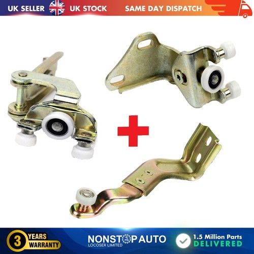 3X Sliding Door Roller Guide Hinge Bottom Middle Top Left For MERCEDES Sprinter