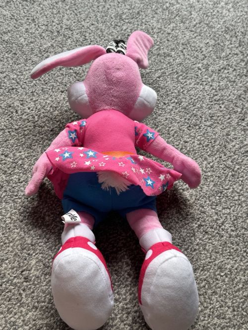 Sparkle Pink Bunny Rabbit Large Soft Plush Toy .park dean resort — image 2