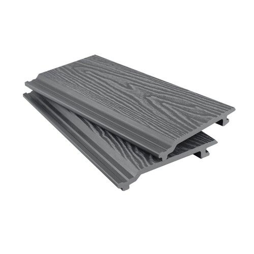 Premium WPC Woodgrain Composite Shiplap Cladding Boards 3600mm Exterior Interior