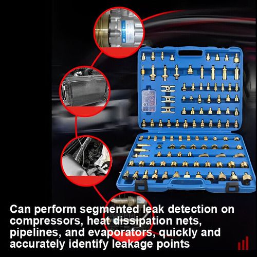 Car Air Conditioning Leak Detector 114PCS Auto Repair Tool Detection Tools Kit — image 3