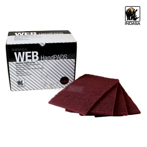 INDASA Very Fine Finishing Scotch-Brite Scratch Pads Rhyno RED - Various Qtys — image 1