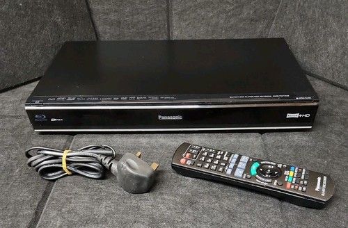 Panasonic DMR-PWT420 Blu-Ray Disc DVD HDD Recorder Freeview HD & Remote TESTED 