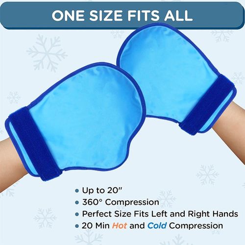 Hot Cold Compress Glove Reusable Hand Therapy Pad Pain Relief for Arthritis Burn — image 2