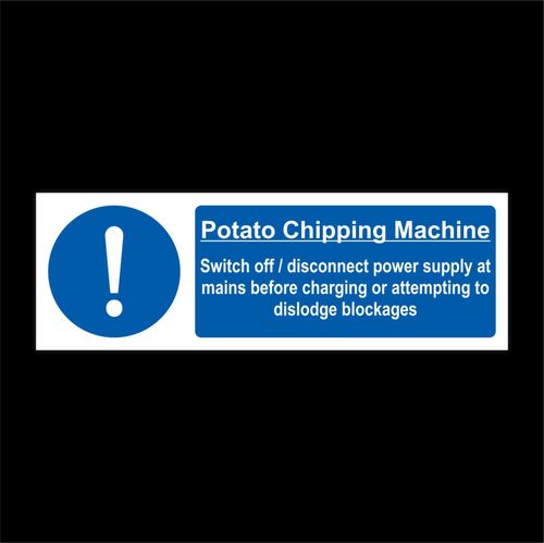 Kitchen Health & Safety Sign Catering Food Hygiene Warning Sticker 200mm — image 16